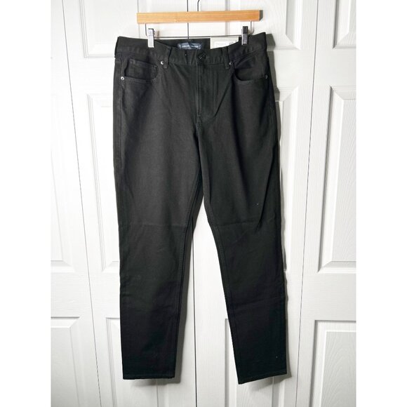 Everlane Uniform The Athletic Black High Stretch Jeans Men's Size 32 x 34 NWT